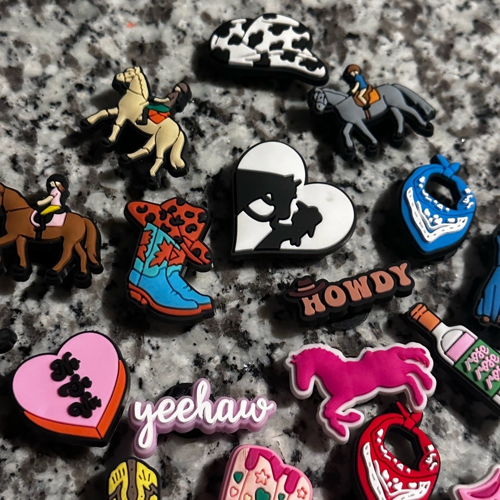 Cowgirl country girl croc charms - Picture 4 of 4